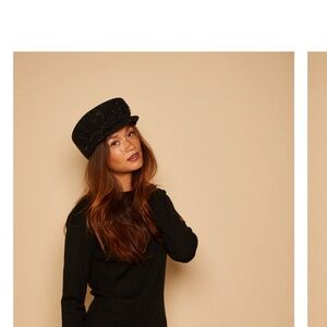 Eugenia Kim Sabrina in Black Crystal Mesh